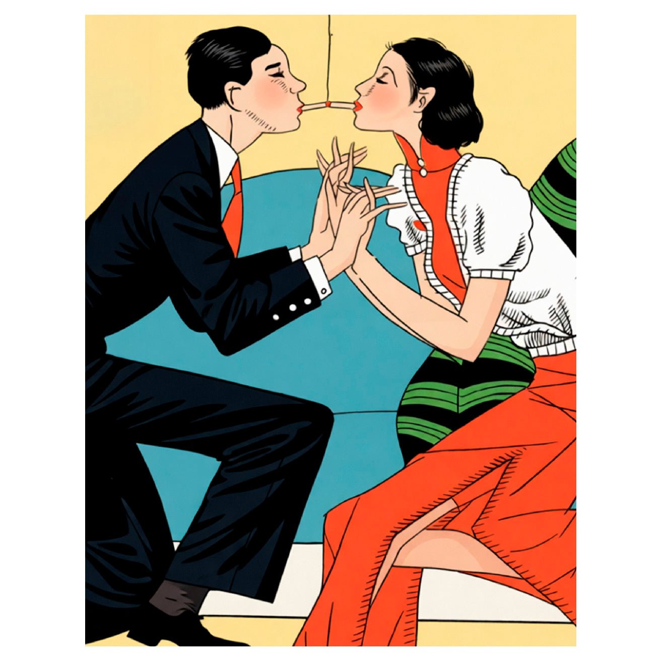 “Cover Shangai Magazine (1930)" - Reusable Peel - and - Stick Poster - Pasquín