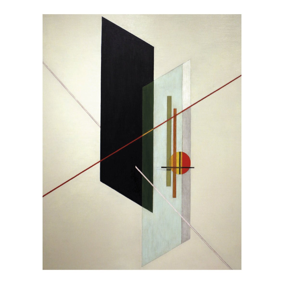 Decorative "A IX (1923)" by László Moholy - Nagy Poster | High - Quality Print | Repositionable Adhesive - Pasquín