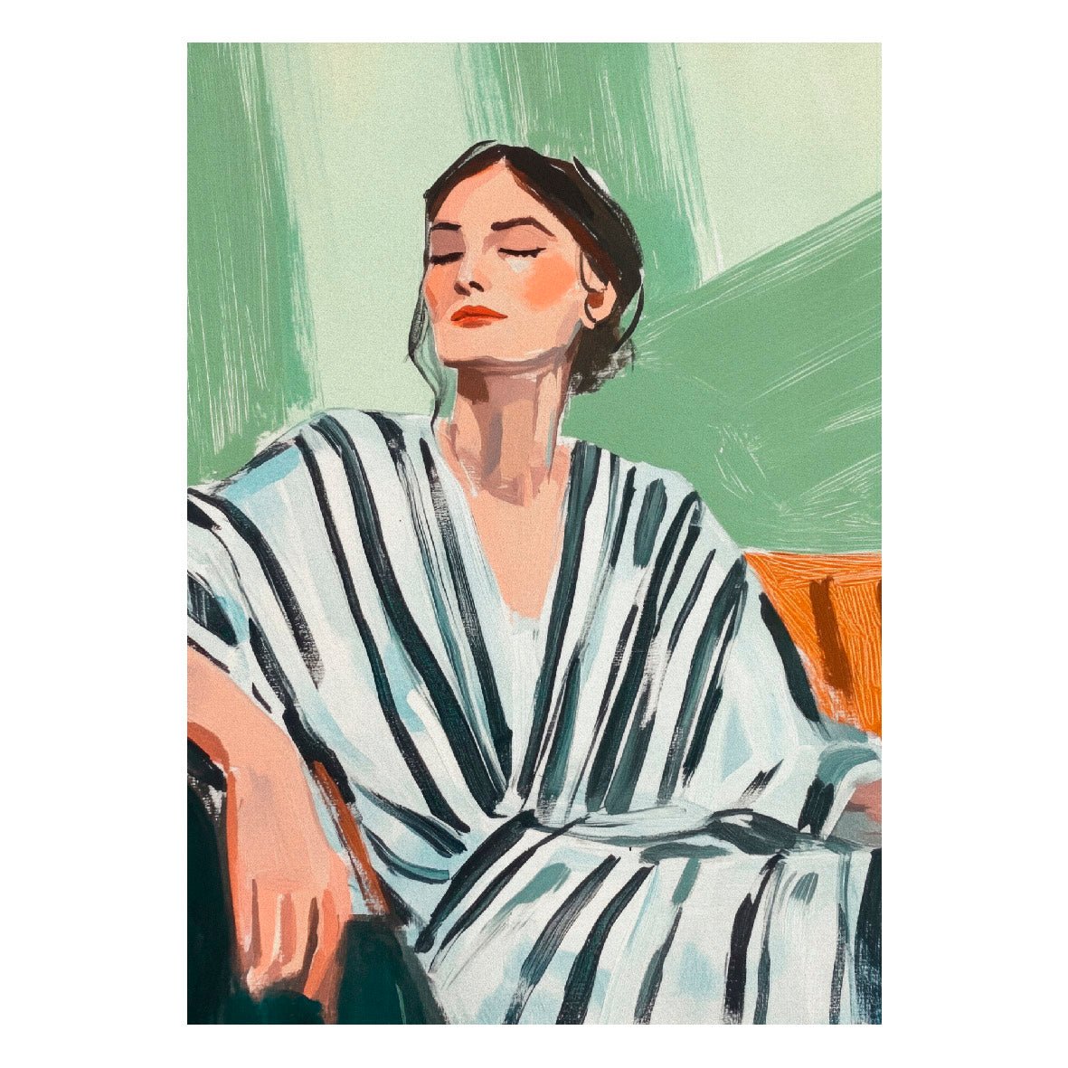 Decorative "Between Sighs and Silence" Poster | High - Quality Print | Repositionable Adhesive - Pasquín