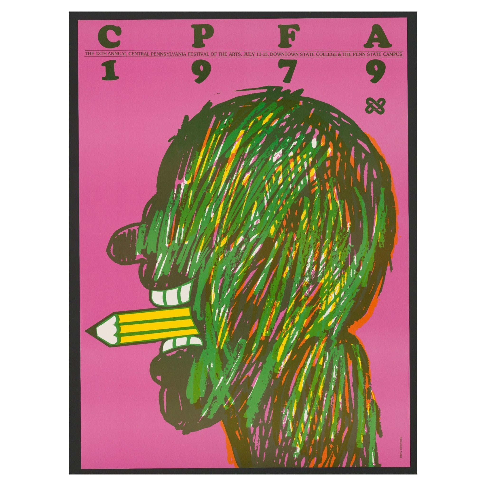 Decorative "Central Pennsylvania Festival of the Arts (1979)" Poster | High - Quality Print | Repositionable Adhesive - Pasquín