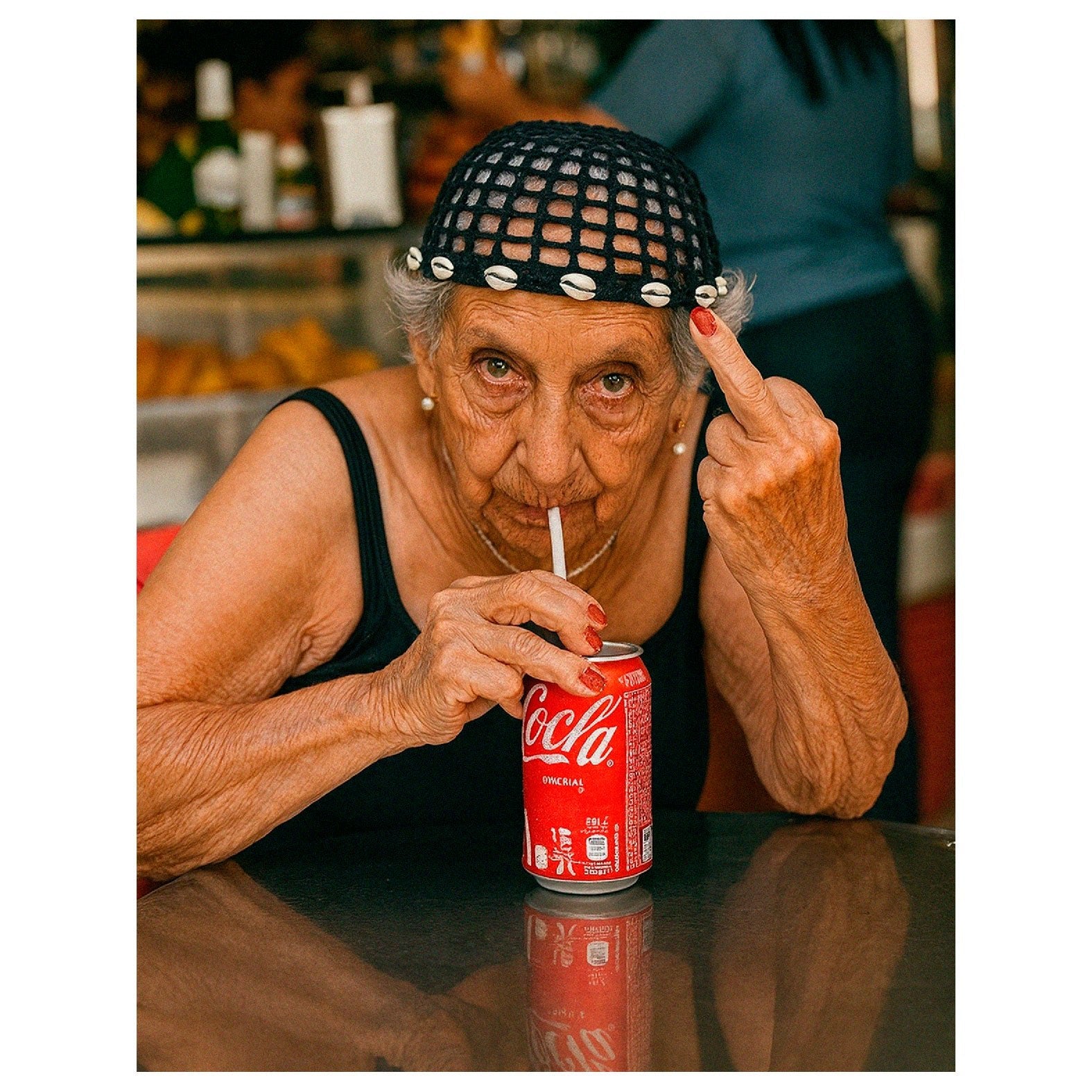 Decorative "Coke with Attitude" Poster | High - Quality Print | Repositionable Adhesive - Pasquín