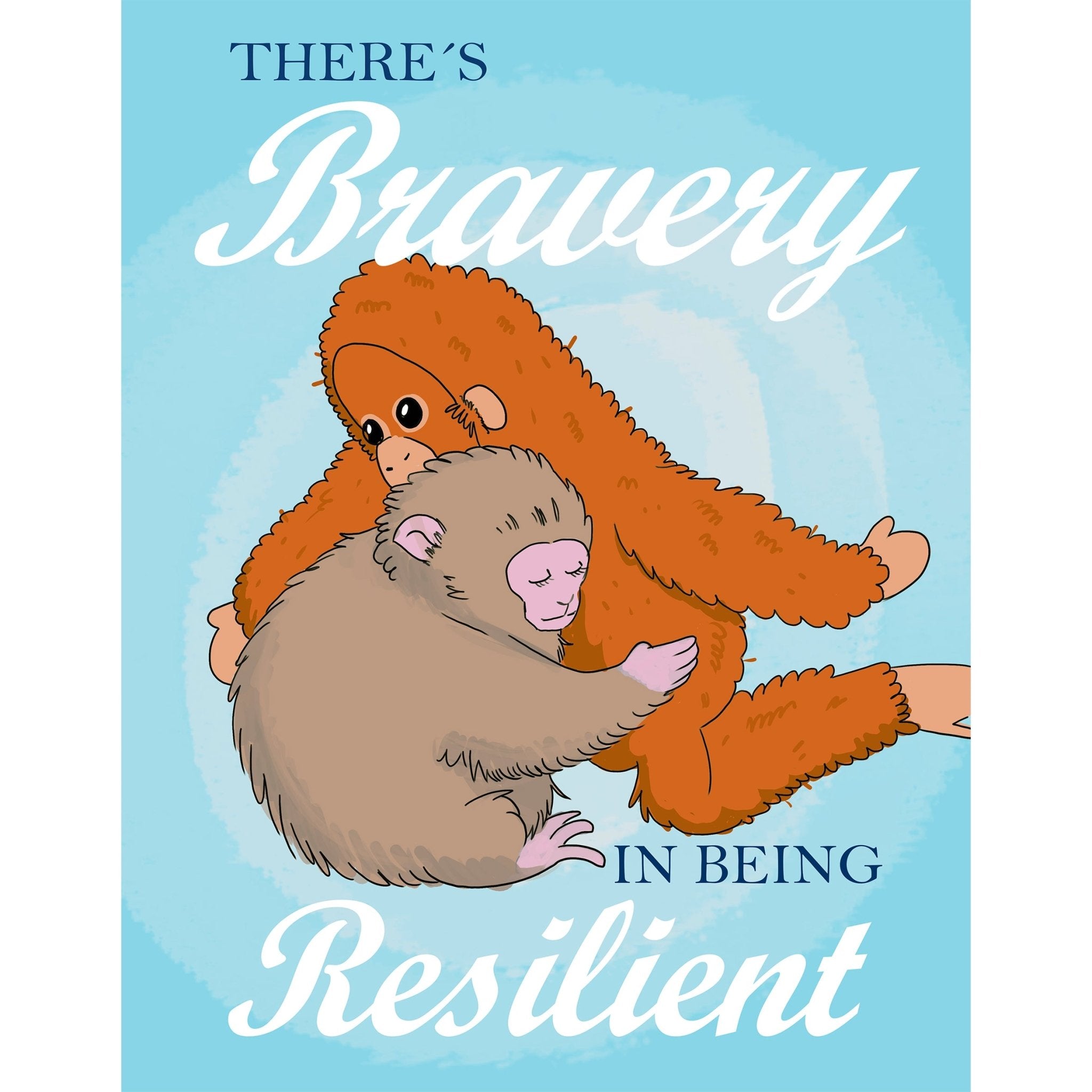 Decorative "Little Monkey" by Lolillapolilla Poster | High - Quality Print | Repositionable Adhesive - Pasquín