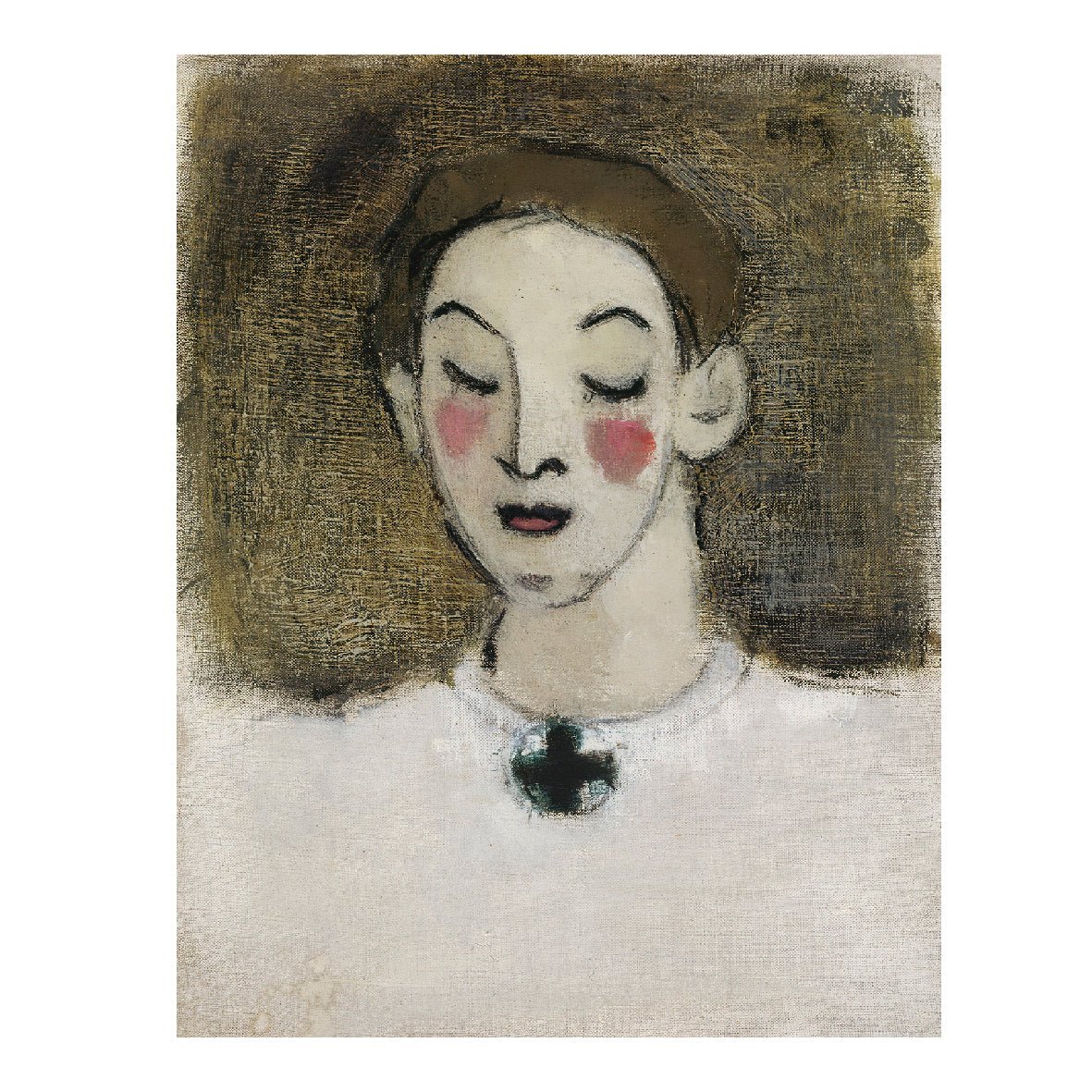 Decorative "Nurse I (1943)" por Helene Schjerfbeck Poster | High - Quality Print | Repositionable Adhesive - Pasquín