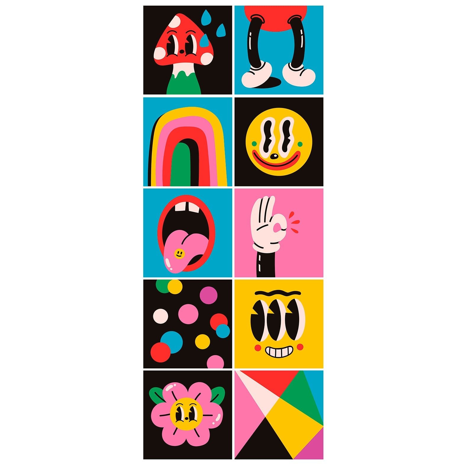 Decorative Removable Wall Tiles - Grana Design - Pasquín