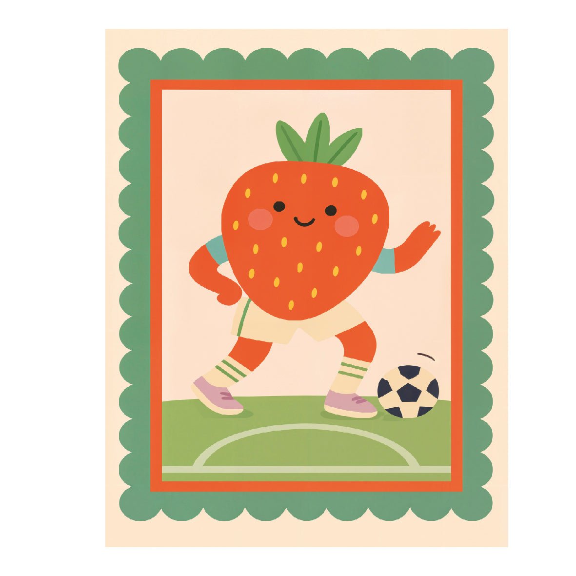 Decorative "Super Friends Collection: Stamp Version" Poster | High - Quality Print | Repositionable Adhesive - Pasquín