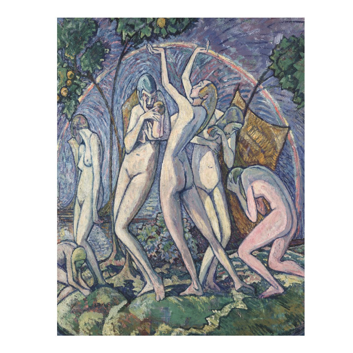 Decorative "The Island of Peace" por Heinrich Vogeler Poster | High - Quality Print | Repositionable Adhesive - Pasquín