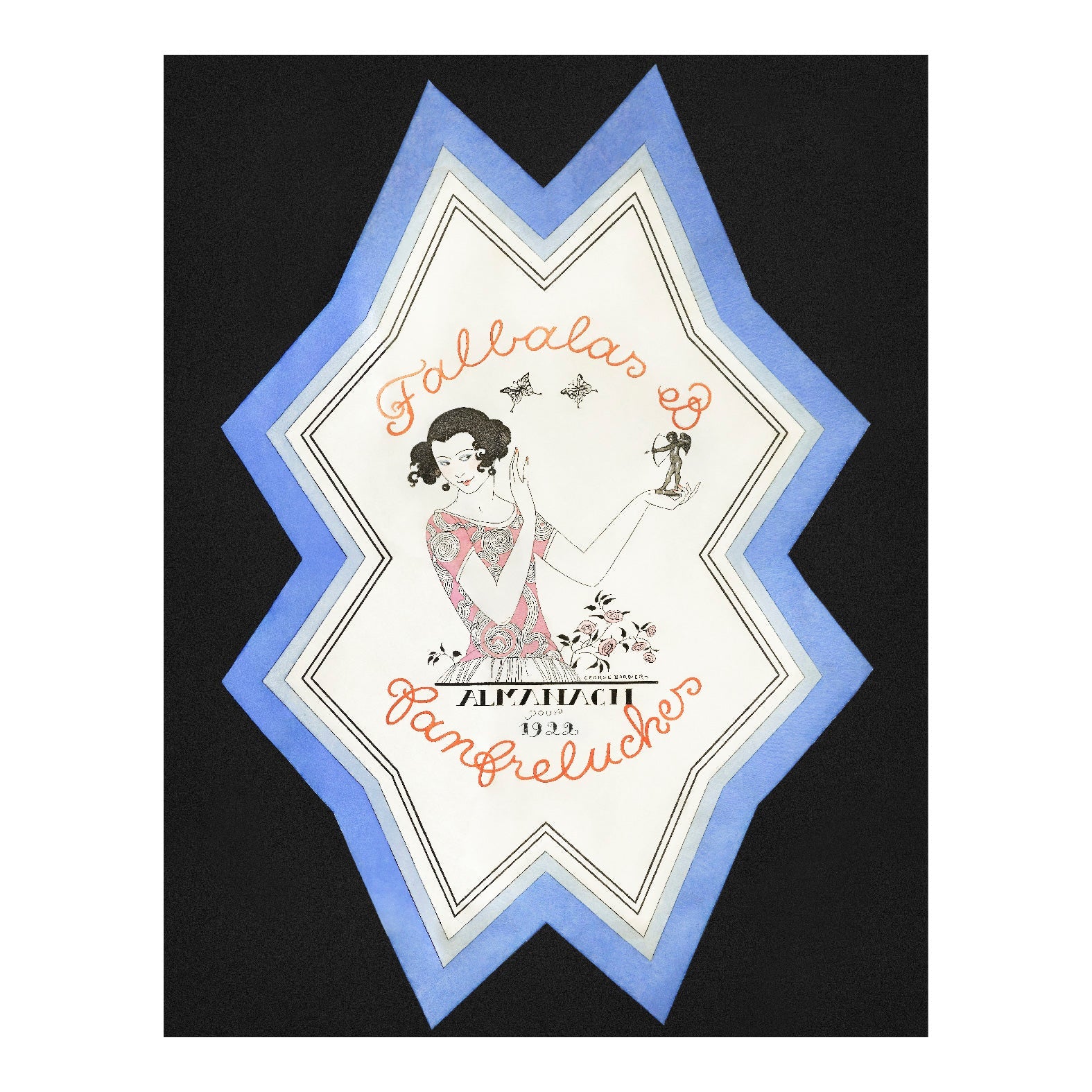 Decorative "Almanach des Modes présentes, passées & futures" Poster | High - Quality Print | Repositionable Adhesive - Pasquín