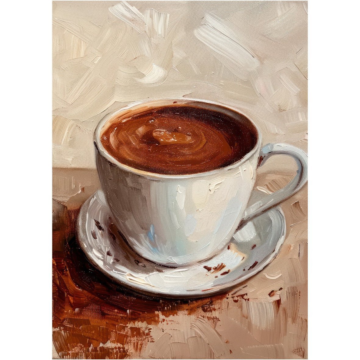 🎁 Decorative "Coffee Art" Poster | High - Quality Print | Repositionable Adhesive (100% off) - Pasquín